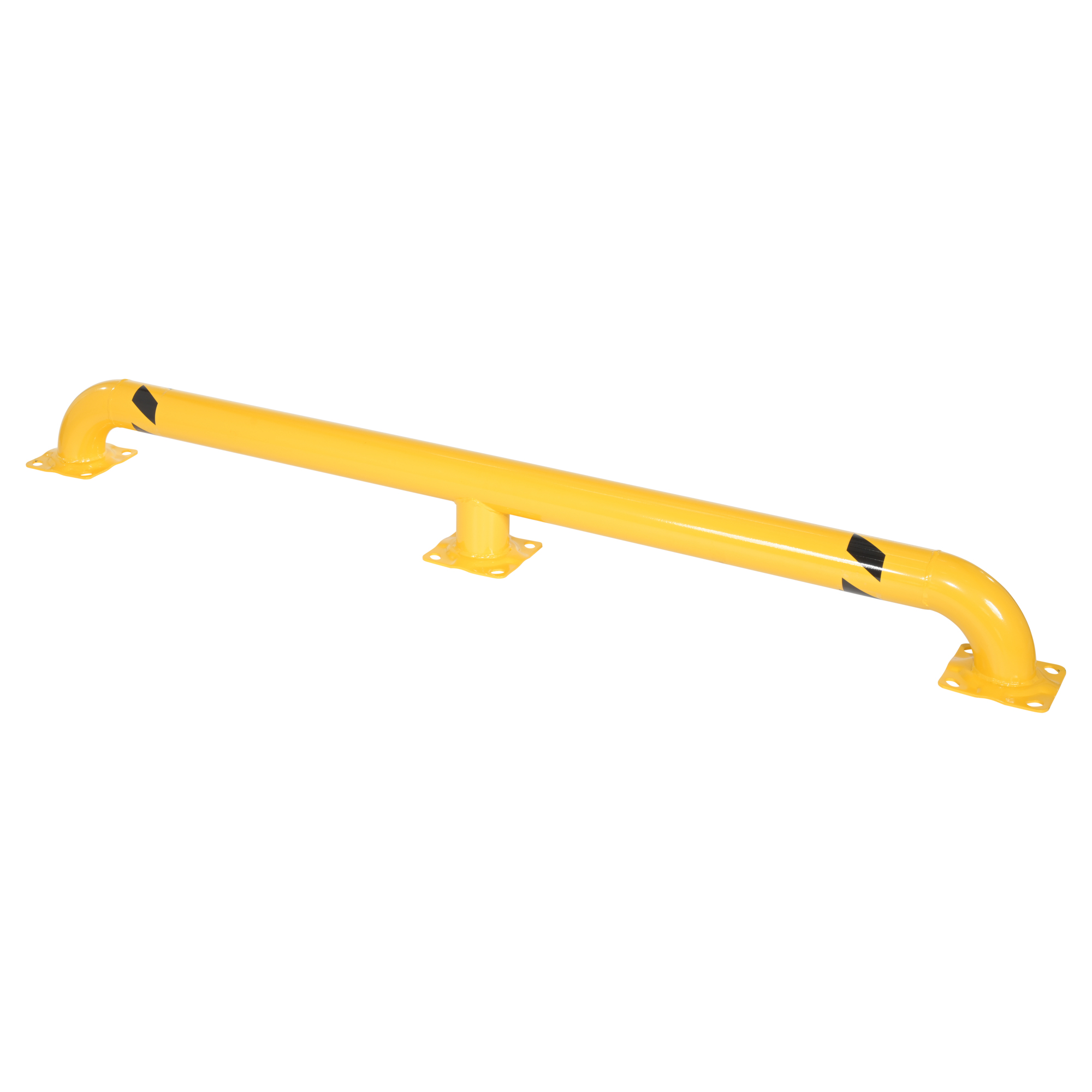 Vestil Wheel Alignment Curb - 92in. Length, Yellow Powder-Coat Finish, All-Welded Steel, Model# SWAC-92